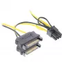 InLine strāvas adapteris 2x SATA / 6 kontaktu PCIe videokartei 26628B
