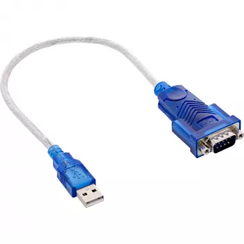 InLine USB uz seriālo adaptera kabelis USB Type A vīr. / DB9 vīr. aptuveni 0,2 m