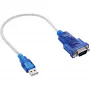 InLine USB uz seriālo adaptera kabelis USB Type A vīr. / DB9 vīr. aptuveni 0,2 m