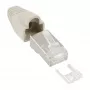 InLine Crimp Connector RJ45 8P8C ekranēts ar vītņotāju un lieces aizsardzību, bēšs