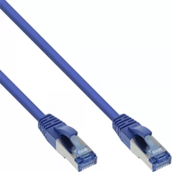 InLine komutācijas kabelis S/FTP PiMF Cat.6A halogēnu nesaturošs 500 MHz zils 7,5 m