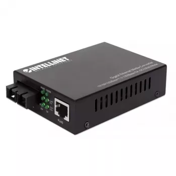 Intellinet Gigabit Ethernet Media Converter 10/100/1000Base-T uz 1000Base-SX (SC) Multimode, 550 m (1800 pēdas), Autonegotiation