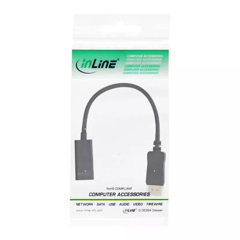 InLine DisplayPort-HDMI adapteris ar audio 17198E