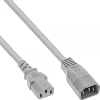 Aukstās ierīces pagarinātājs C13/C14 InLine 16632G pelēks 1,8 m