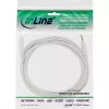 InLine Audio kabelis 3,5 mm vīr./siev., stereo, balts/zelts, 5 m