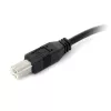 StarTech.com 9 m (30 ft.) Active USB 2.0 A to B kabelis, 9 m, USB A, USB B, USB 2.0, 0,48 Gbit/s, melns