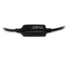 StarTech.com 9 m (30 ft.) Active USB 2.0 A to B kabelis, 9 m, USB A, USB B, USB 2.0, 0,48 Gbit/s, melns