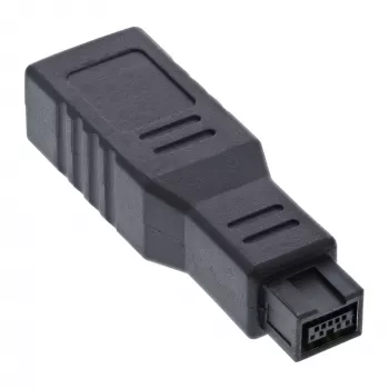 InLine FireWire 400 / 800 1394b Adapteris 6 uz 9 kontaktu, sievišķais / vīrišķais