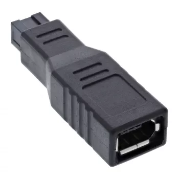 InLine FireWire 400 / 800 1394b Adapteris 6 uz 9 kontaktu, sievišķais / vīrišķais