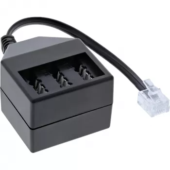 InLine TAE vācu adaptera kabelis RJ11 6P4C vīrišķais uz TAE NFN sievišķo 69942A