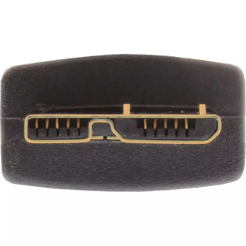 InLine USB 3.2 Gen.1 kabelis, A tipa vīrišķais / Micro B spraudnis, melns, 0,5 m