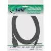 InLine USB 3.2 Gen.1 kabelis Type A spraudnis / Type B ligzda, melns, 2,5 m