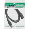 InLine USB 3.2 Gen.1 kabelis, Type A spraudnis / Type B ligzda, melns, 1,5 m