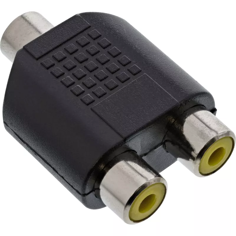 Audio adapteris, 3,5 mm ligzda, mono, mātīte / 2x RCA mātīte InLine 99338
