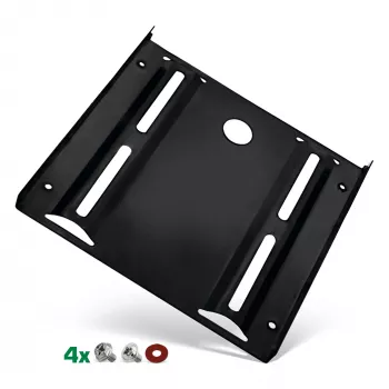 InLine HDD/SSD montāžas rāmis, 2,5 collu uz 3,5 collu, ar skrūvēm, melns