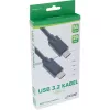 InLine USB 3.2 Gen.2x2 kabelis USB-C vīr./vīr. 0,3 m 20 Gbit/s melns