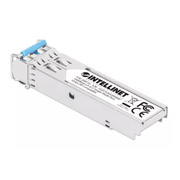 Intellinet Gigabit Fiber SFP optiskais raiduztvērēja modulis 1000Base-LX (LC) viendzīslas ports, 10 km, HPE saderīgs, sudraba