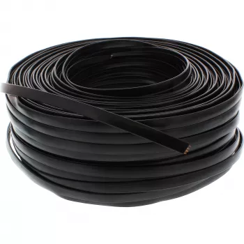 Modular kabelis InLine 68818 8 Wire Ribbon kabelis 100m Ring Melns