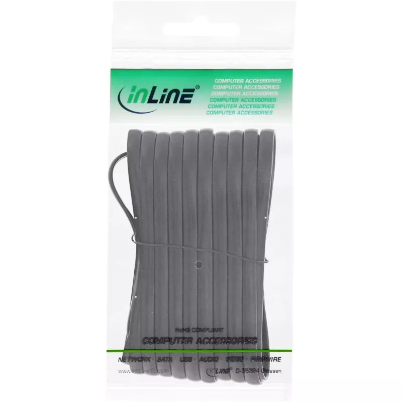 InLine modulārais kabelis RJ12 vīrišķais / vīrišķais 6P6C 10m