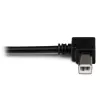 StarTech.com 3 m USB 2.0 A uz kreiso leņķi B kabelis - M/M