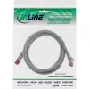 InLine komutācijas kabelis S/FTP PiMF Cat.6 250MHz varš bezhalogēna pelēks 0.3m