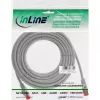 InLine komutācijas kabelis S/FTP PiMF Cat.6 250MHz varš bez halogēna pelēks 15m