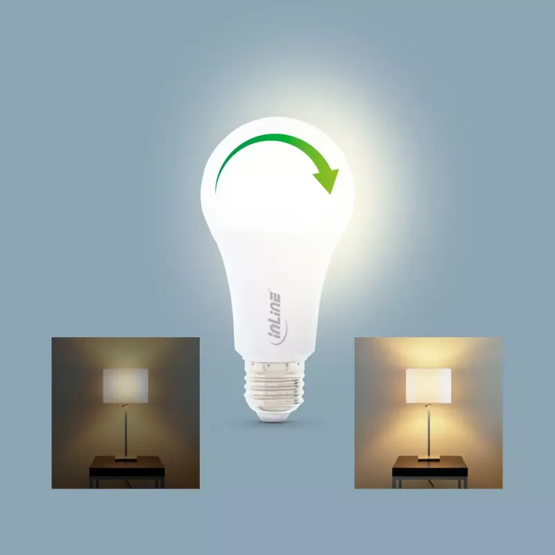 InLine SmartHome LED spuldze RGB E27, 900LM