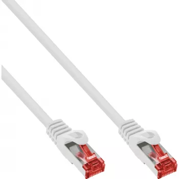 InLine 40 gab. pakotne Lieltirgus iepakojums Plāksterkabelis S/FTP PiMF Cat.6 250MHz PVC varš