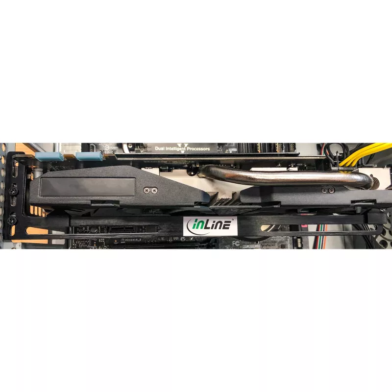 GPU videokartes atbalsta turētājs InLine 59955 melns
