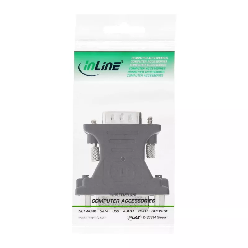 InLine DVI-A adapteris DVI 24+5 sievišķais / HD15 vīrišķais