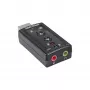 USB skaņas karte InLine 33051C ar virtuālo 7.1 telpisko skaņu