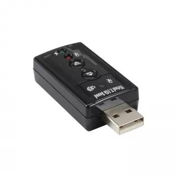 USB skaņas karte InLine 33051C ar virtuālo 7.1 telpisko skaņu