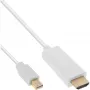 InLine Mini DisplayPort–HDMI 4K2K audio pārveidotāja kabelis 2 m