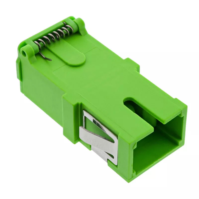 Optiskās šķiedras adapteris InLine 89992F SC/SC vienmoda zaļš