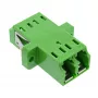 Fiber Optical Adapter InLine 89989R Duplex LC/LC SM Female/Female zaļa