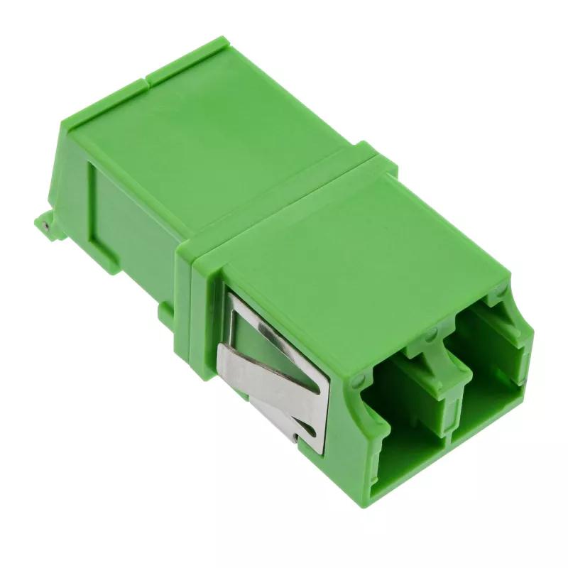 Fiber Optical Adapter InLine 89989O LC/LC SM Female/Female zaļa