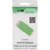 Fiber Optical Adapter InLine 89989O LC/LC SM Female/Female zaļa