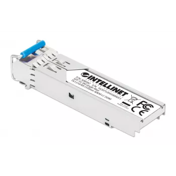 Intellinet Gigabit Fiber WDM Bi-Directional SFP Optical raiduztvērējs Module 1000Base-BX-U LC 40 km