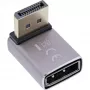 InLine 17291G kabeļa dzimuma mainītājs DisplayPort Pelēks, Melns