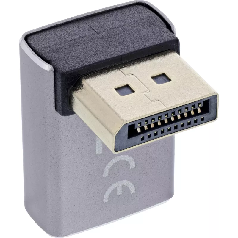 InLine 17291G kabeļa dzimuma mainītājs DisplayPort Pelēks, Melns