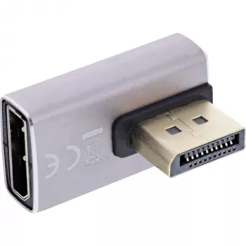 DisplayPort dzimuma mainītājs InLine 17291I pelēks melns zelta pārklājums