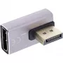 DisplayPort dzimuma mainītājs InLine 17291I pelēks melns zelta pārklājums