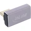 DisplayPort dzimuma mainītājs InLine 17291I pelēks melns zelta pārklājums