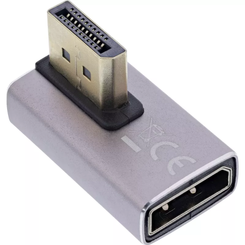 DisplayPort dzimuma mainītājs InLine 17291I pelēks melns zelta pārklājums