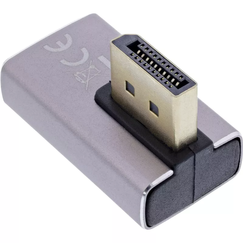 DisplayPort dzimuma mainītājs InLine 17291I pelēks melns zelta pārklājums