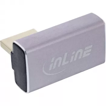 DisplayPort dzimuma pārveidotājs InLine 17291H pelēks/melns ar zeltītiem kontaktiem