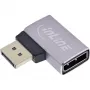 InLine 17291E kabeļa savienotāja adapteris DisplayPort pelēks, melns