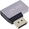 InLine 17291E kabeļa savienotāja adapteris DisplayPort pelēks, melns