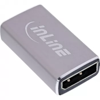 DisplayPort dzimuma pārveidotājs InLine 17291A pelēks zelta pārklājums