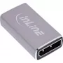 DisplayPort dzimuma pārveidotājs InLine 17291A pelēks zelta pārklājums